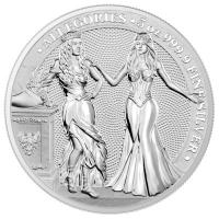 Germania Mint - 25 Mark Italia & Germania 2020 - 5 Oz Silber