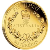 Australien - 25 AUD Sovereign 2021 - 1/4 Oz Gold PP Privy Mark 95