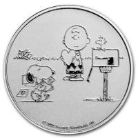 USA - 70 Jahre Peanuts Charlie Brown & Snoopy 2021 - 1 Oz Silber