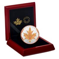 Kanada - 50 CAD Maple Leaves in Motion 2021 - 5 Oz Silber