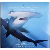 Solomon Islands - 2 Dollar The 3D Hammerhead Shark 2020 - 1 Oz Silber