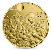 Frankreich - 50 EURO Lucky Luke 75 Jahre 2021 - 1/4 Oz Gold PP