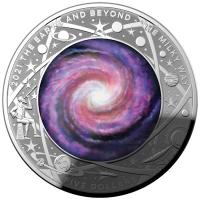 Australien - 5 AUD Earth and Beyond Milchstrae - 1 Oz Silber