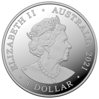 Australien - 1 AUD RAM Knguru Outback Majesty 2021 - 1 Oz Silber PP