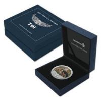 Neuseeland - 1 NZD Tui Vogel Discover New Zealand 2021 - 1 Oz Silber PP Color