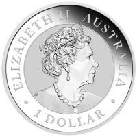 Australien 1 AUD Koala 2021 1 Oz Silber Rückseite