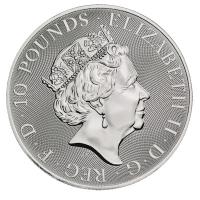 Großbritannien - 10 GBP St. Georg der Drachentöter (Valiant) 2021 - 10 Oz Silber