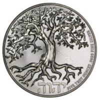Niue - 10 NZD Tree of Life 2021 - 5 Oz Silber