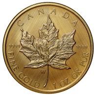 Kanada - 50 CAD Maple Leaf Mint Mark (W) 2021 - 1 Oz Gold W