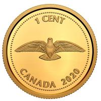 Kanada - Münzmotive 5. Ausgabe Adler 2020 - 1/10 Oz Gold PP