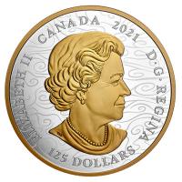 Kanada - 125 CAD Glcksdrache 2021 - 1/2 KG silber