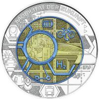 Österreich - 25 Euro Niob Serie Mobilität der Zukunft 2021 - Silber-Niob Münze