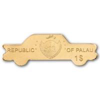Palau - 1 USD Golden Classic Car - Goldmnze