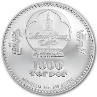 Mongolei - Napoleon Bonaparte 2021 - 1 Oz Silber PP