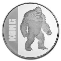Niue - 2 NZD Godzilla vs. Kong: King Kong BULLION - 1 Oz Silber