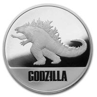 Niue 2 NZD Godzilla vs. Kong: Godzilla PROOF 1 Oz Silber PP