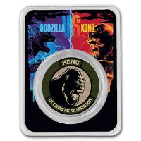 Niue - 2 NZD Godzilla vs. Kong: King Kong COLOR - 1 Oz Silber Color