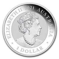 Australien 1 AUD Schwan 2021 1 Oz Silber Rckseite