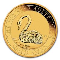Australien 100 AUD Schwan 2021 1 Oz Gold