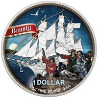 Cook Island - 1 CID Bounty Mutiny 2021 - 1 Oz Silber Color