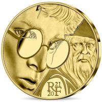 Frankreich - 50 EURO Harry Potter 2021 - 1/4 Oz Gold PP