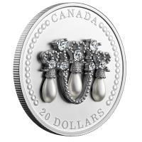 Kanada - 20 CAD Queen Elizabeths Lovers Knot Tiara 2021 - 1 Oz Silber