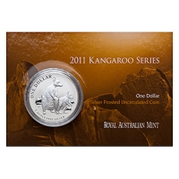 Australien - 1 AUD Silver Kangaroo 2011 - 1 Oz Silber Blister