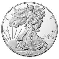USA - 1 USD Silver Eagle 2021 - 1 Oz Silber PP