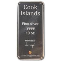 Cook Island 10 CID Münzbarren Bounty 2021 10 Oz Silber Rückseite