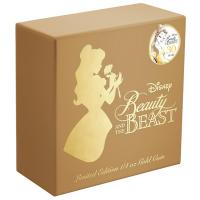 Niue - 25 NZD Disney 30th Die Schöne und das Biest 2021 - 1/4 Oz Gold