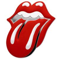 Gibraltar - 1 Pfund The Rolling Stones(TM) Tongue and Lips(TM) - Silber PP