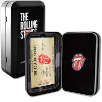 Gibraltar - 1 Pfund The Rolling Stones(TM) Tongue and Lips(TM) - Silber PP