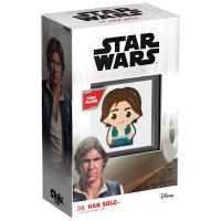 Niue - 2 NZD Chibi Star Wars (7.) Han Solo(TM) 2021 - 1 Oz Silber