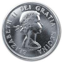 Kanada - 0,50 CAD Umlaufmnze (1959-1966) - 11,66g Silber