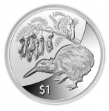 Neuseeland - 1 NZD Kiwi 2012 - 1 Oz Silber Blister