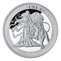 St. Helena - 50 Pfund Una and the Lion 2021 - 1 KG Silber PP (nur 50 Stck!!!)