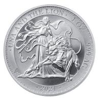 St. Helena - 1 Pfund Una and the Lion 2021 - 1 Oz Silber
