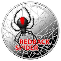 Australien - 5 AUD Gefhrliche Tiere Redback Spider PROOF 2021 - 1 Oz Silber PP