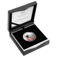 Australien - 5 AUD Gefährliche Tiere Redback Spider PROOF 2021 - 1 Oz Silber PP