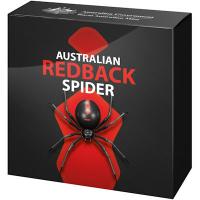 Australien - 5 AUD Gefährliche Tiere Redback Spider PROOF 2021 - 1 Oz Silber PP