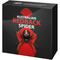 Australien - 5 AUD Gefhrliche Tiere Redback Spider PROOF 2021 - 1 Oz Silber PP