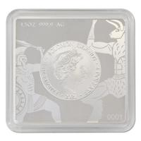 Solomon Islands - 4 Dollar Minotaur Labyrinth of Crete 2021 - 1,5 Oz Silber