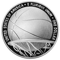 USA - 1 USD Basketball Hall of Fame - Silber PROOF