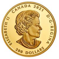Kanada - 200 CAD Dickhornschaf 2021 - 1 Oz Gold