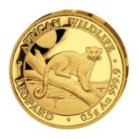 Somalia - 20 Shillings Leopard 2021 - 0,5g Gold
