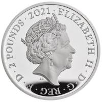 Grobritannien - 2 GBP Music Legends The Who 2021 - 1 Oz Silber PP