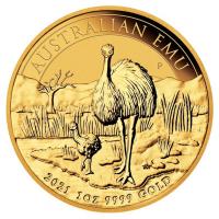 Australien - 100 AUD Emu 2021 - 1 Oz Gold