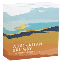 Australien - 100 AUD Brumby 2021 - 1 Oz Gold PP