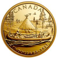 Kanada - 200 CAD Der Fellhandel 2021 - 1/2 Oz Gold PP