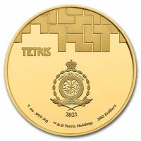 Niue - 250 NZD Tetris(TM) St. Basils Cathedral 2021 - 1 Oz Gold